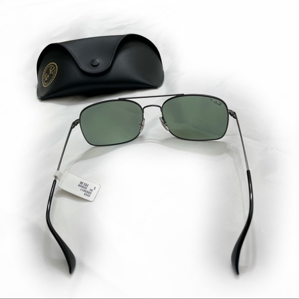 RAY-BAN POLARIZED CLASSIC G-15 SUNGLASSES - Picture 6 of 10